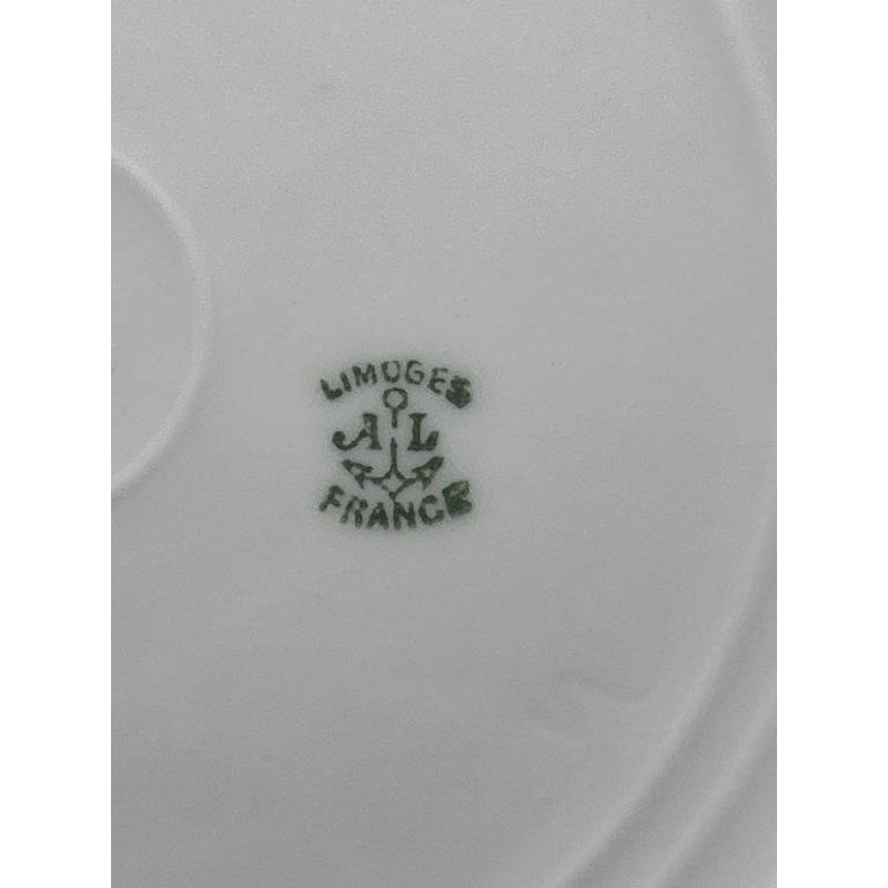 Vintage Limoges France A. Lanternier Lunch Plate, 8.75″ x 1″