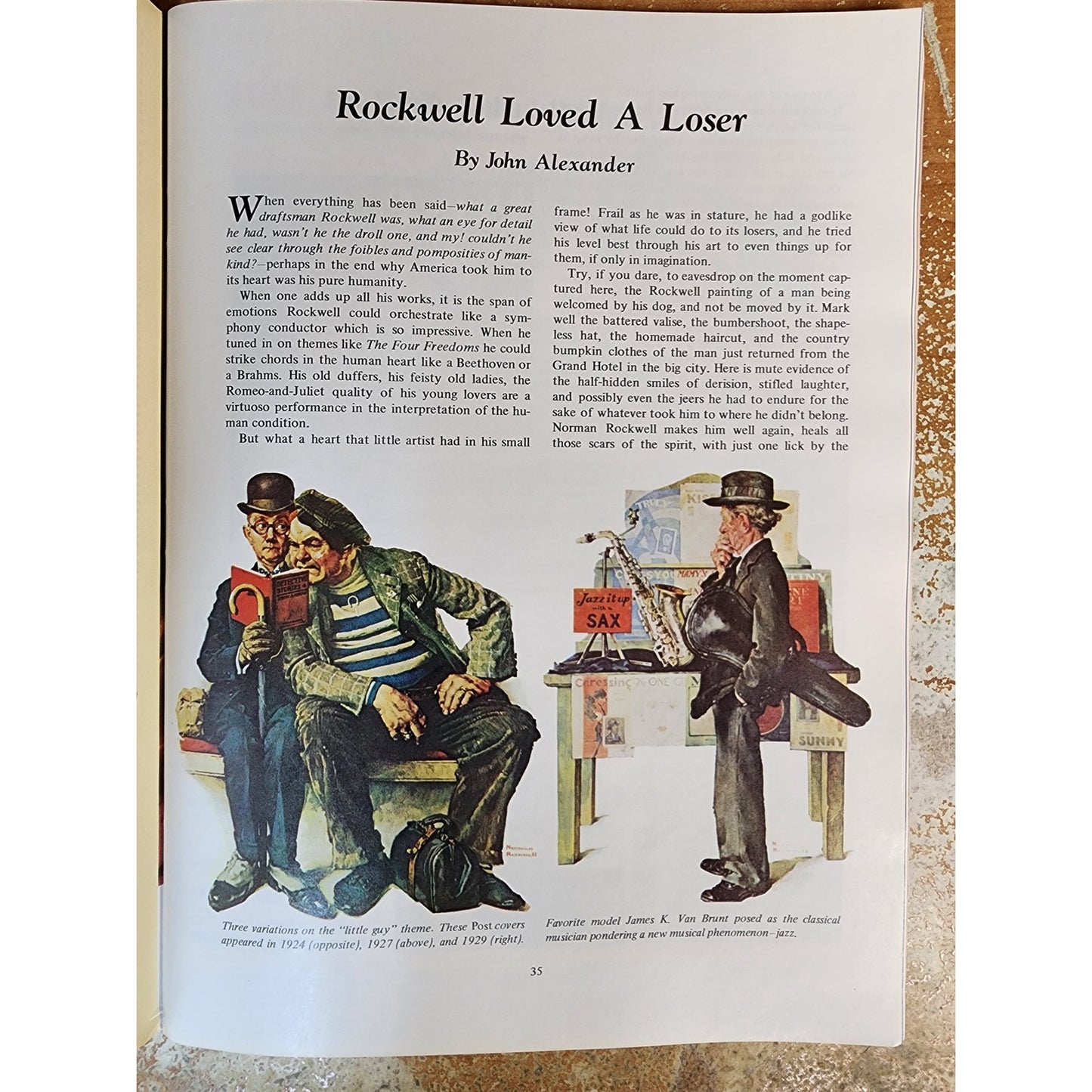 1979 Rockwell Memory Album – Saturday Evening Post - Vintage