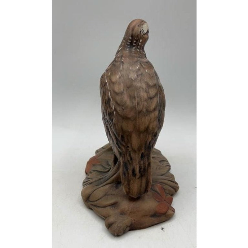 VTG Quail Bird Figurine 7.25" Hand-Painted Ceramic Wildlife Decor Nature Scene