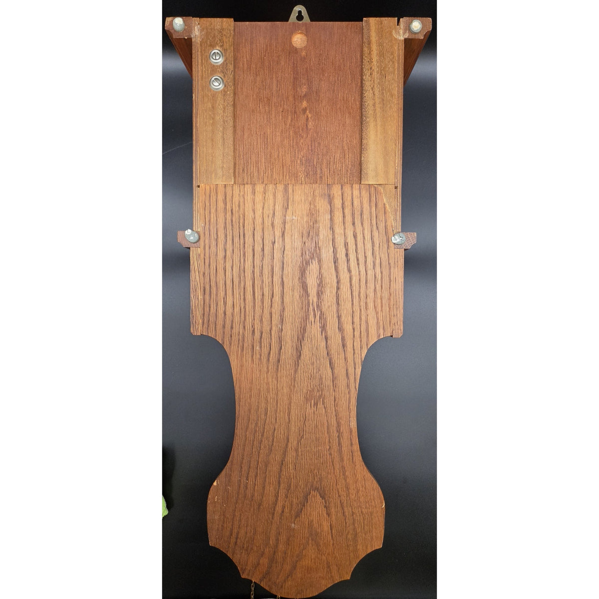 Vintage Tempus Fugit Wall (Time Flies) Clock Wood 31.5" Germany Pendulum Weights