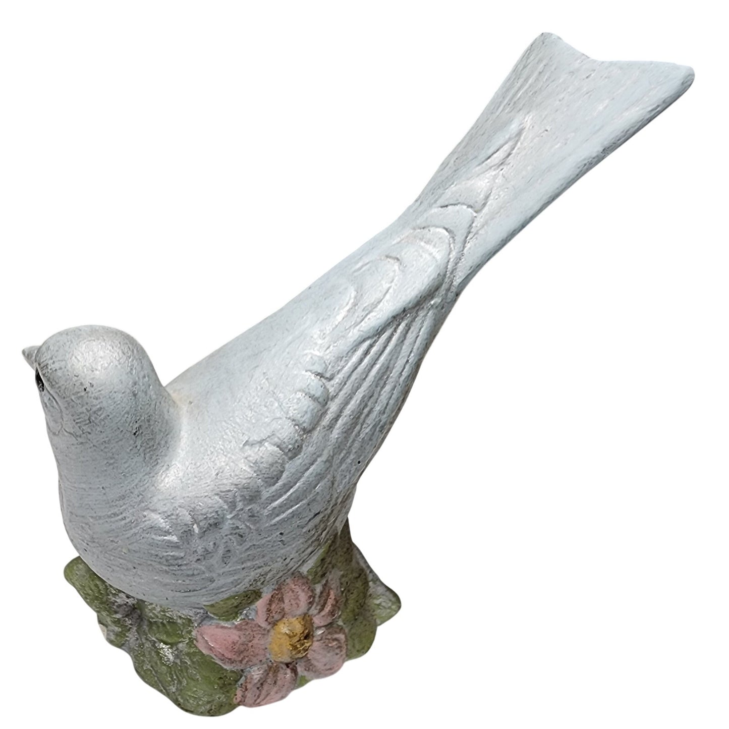Set of 4 Vintage Hand Painted Porcelain Bird Figurines Japan Blue Jay