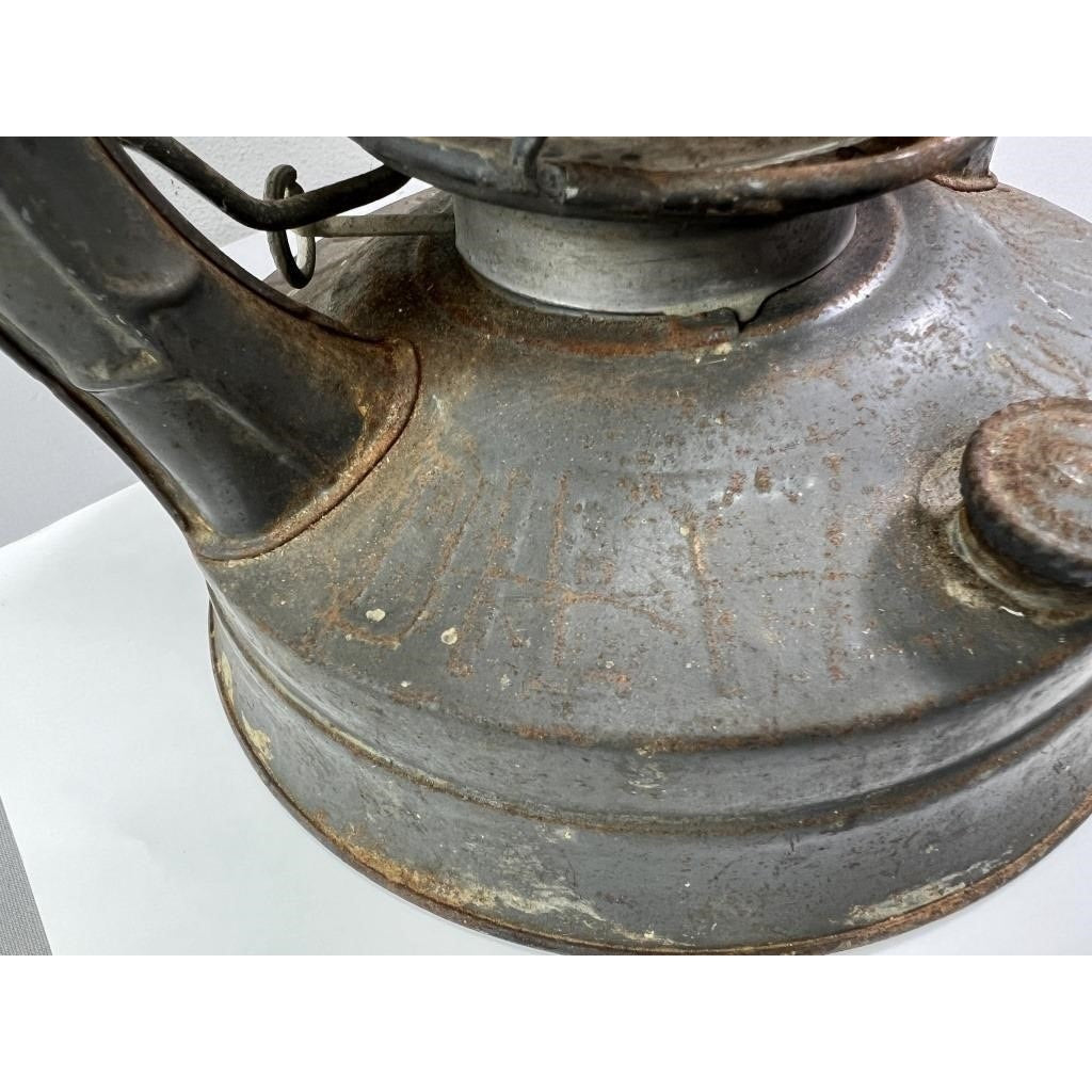 Vintage Dietz No.2 D-Lite Railroad Lantern Made in USA Loc Nob 14″ H