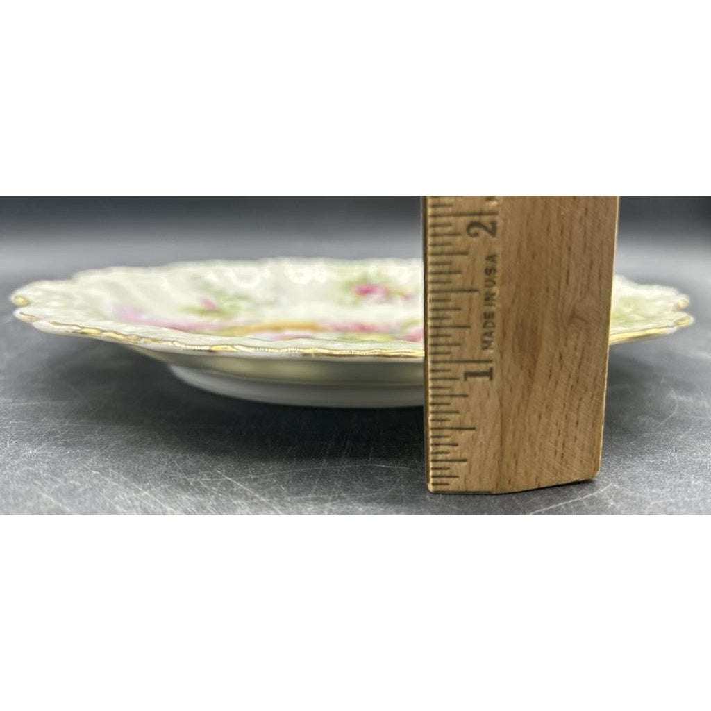 Vintage Limoges France A. Lanternier Lunch Plate, 8.75″ x 1″