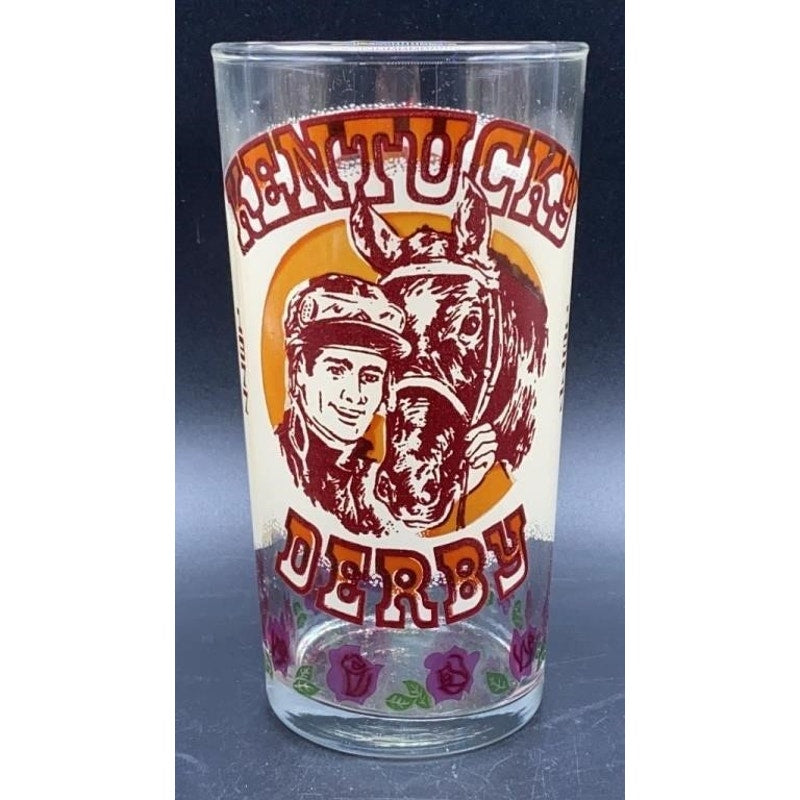 VTG Official 1977 Kentucky Derby Glasses Set of 5 Churchill Downs Souvenir