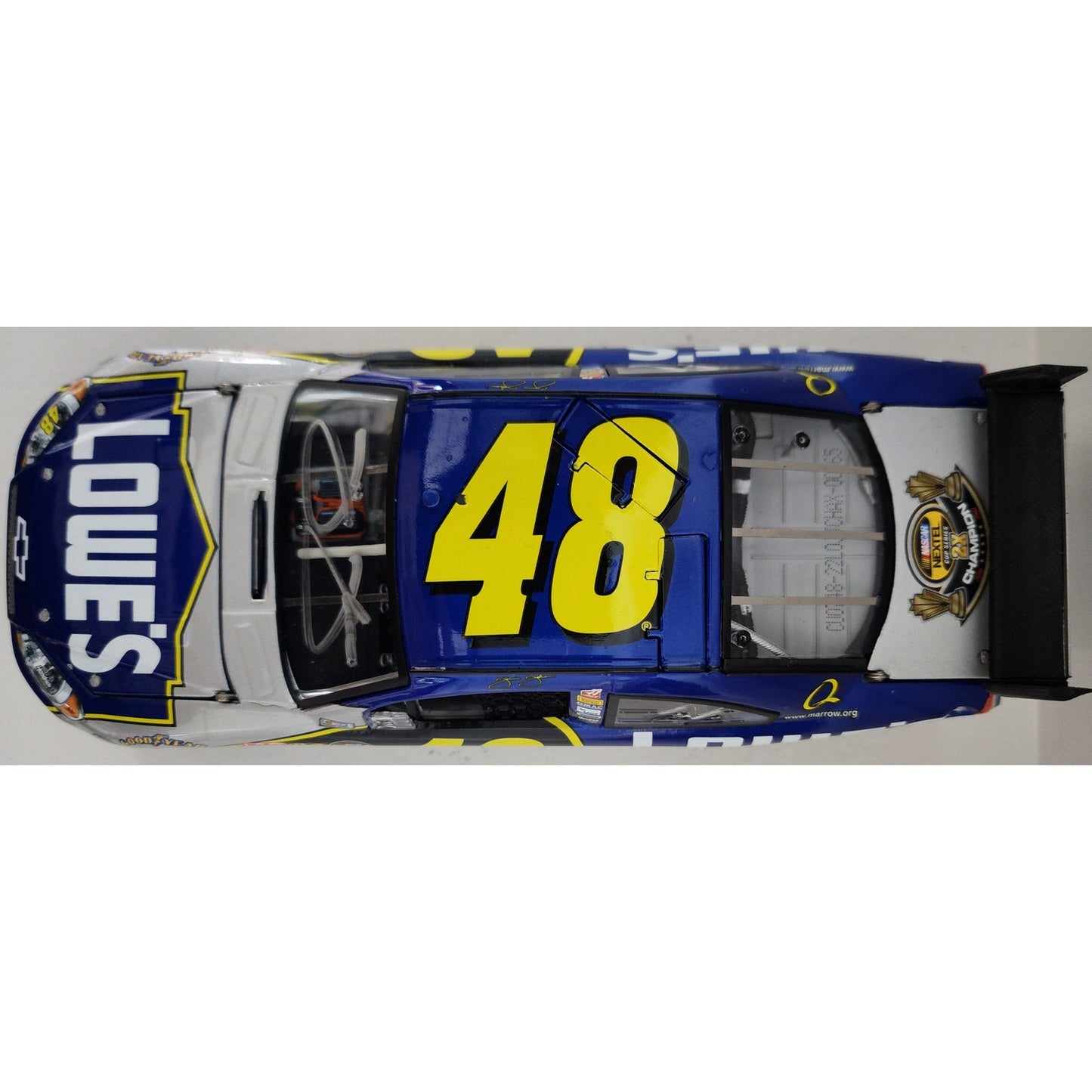 2007 Jimmie Johnson #48 Lowe’s Impala SS Elite 1:24 NASCAR Die-Cast Signed