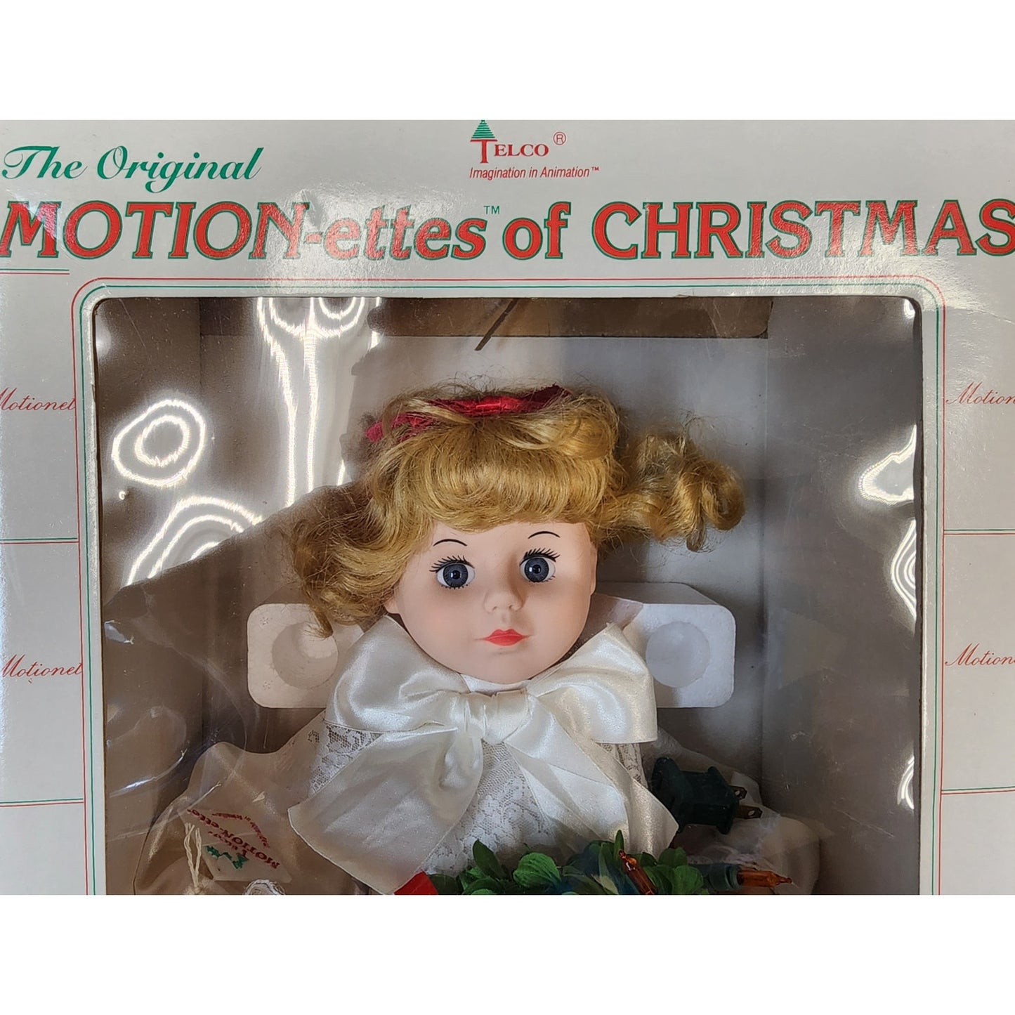 Vintage Telco “The Original Motion-ettes Of Christmas 24” Animated Illuminated Display Figure