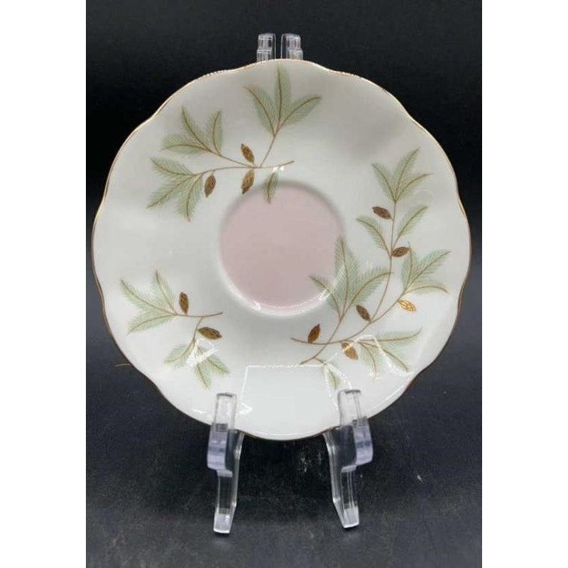 Royal Albert Braemar Bone China Tea Cup & Saucer Set of 6 Pink Gold Pinecone