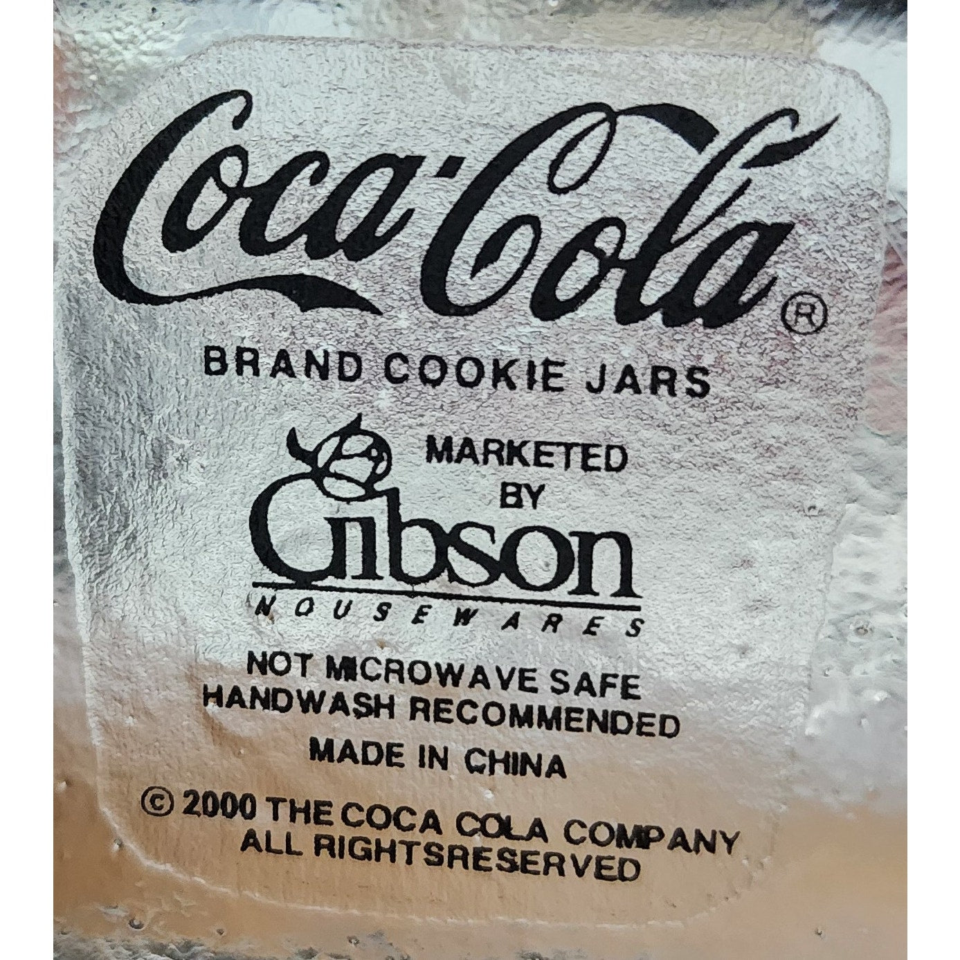 Vintage Coca-Cola Jukebox Cookie Jar 2000 Gibson Ceramic Retro Chrome Look