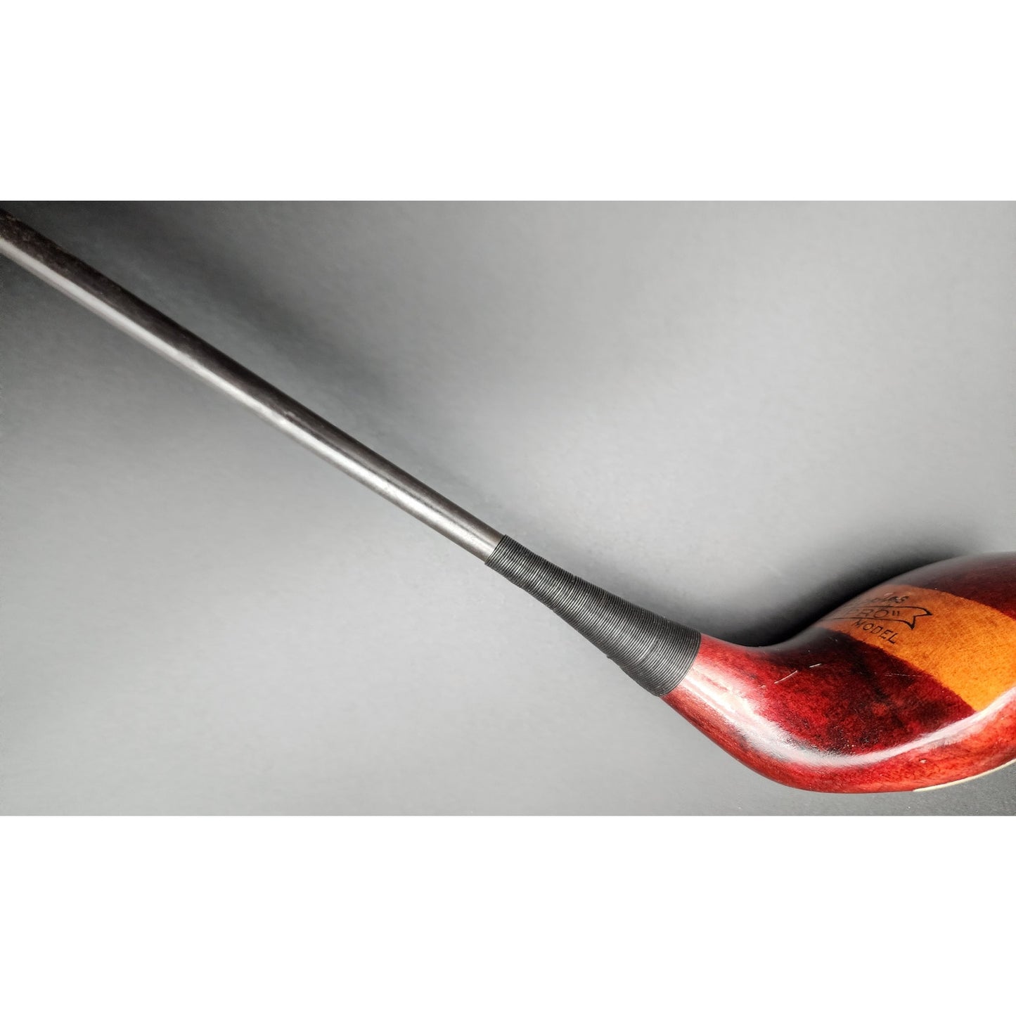 Vintage Cupples “PRO” Model Brassie Wood Golf Club Driver w/ Brass Sole Plate