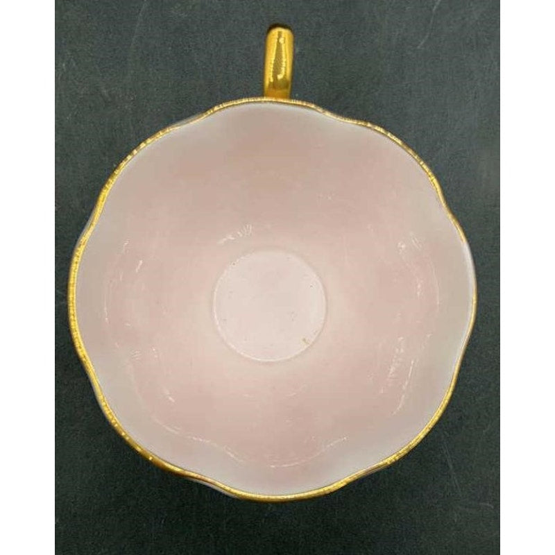 Royal Albert Braemar Bone China Tea Cup & Saucer Set of 6 Pink Gold Pinecone