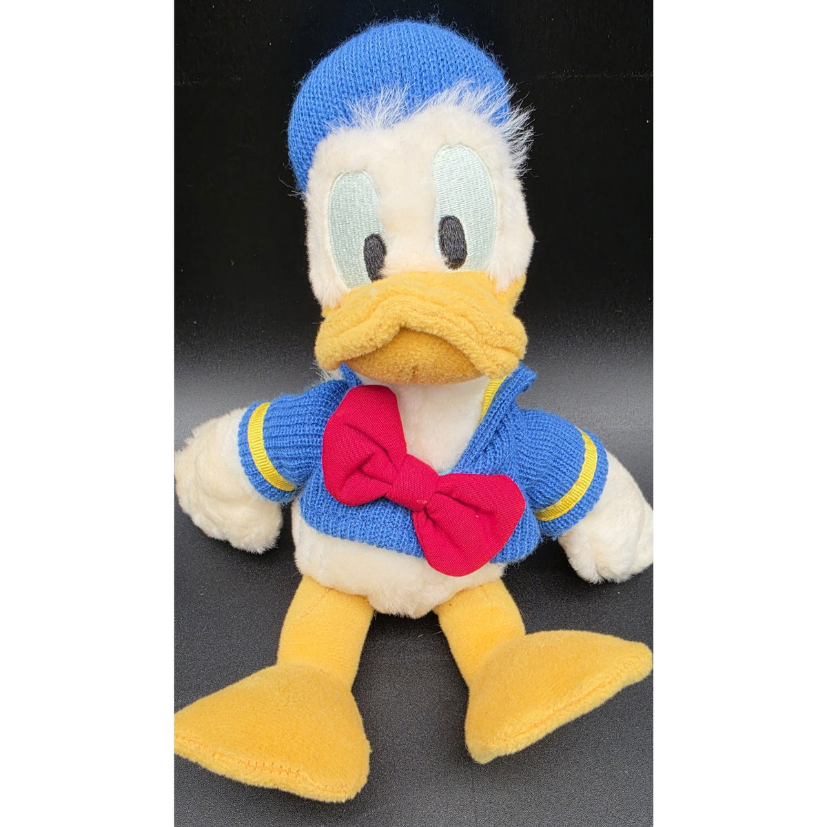 Vintage Walt Disney World Donald Duck Plush 9.75" Sailor Outfit Plush Doll 1990s