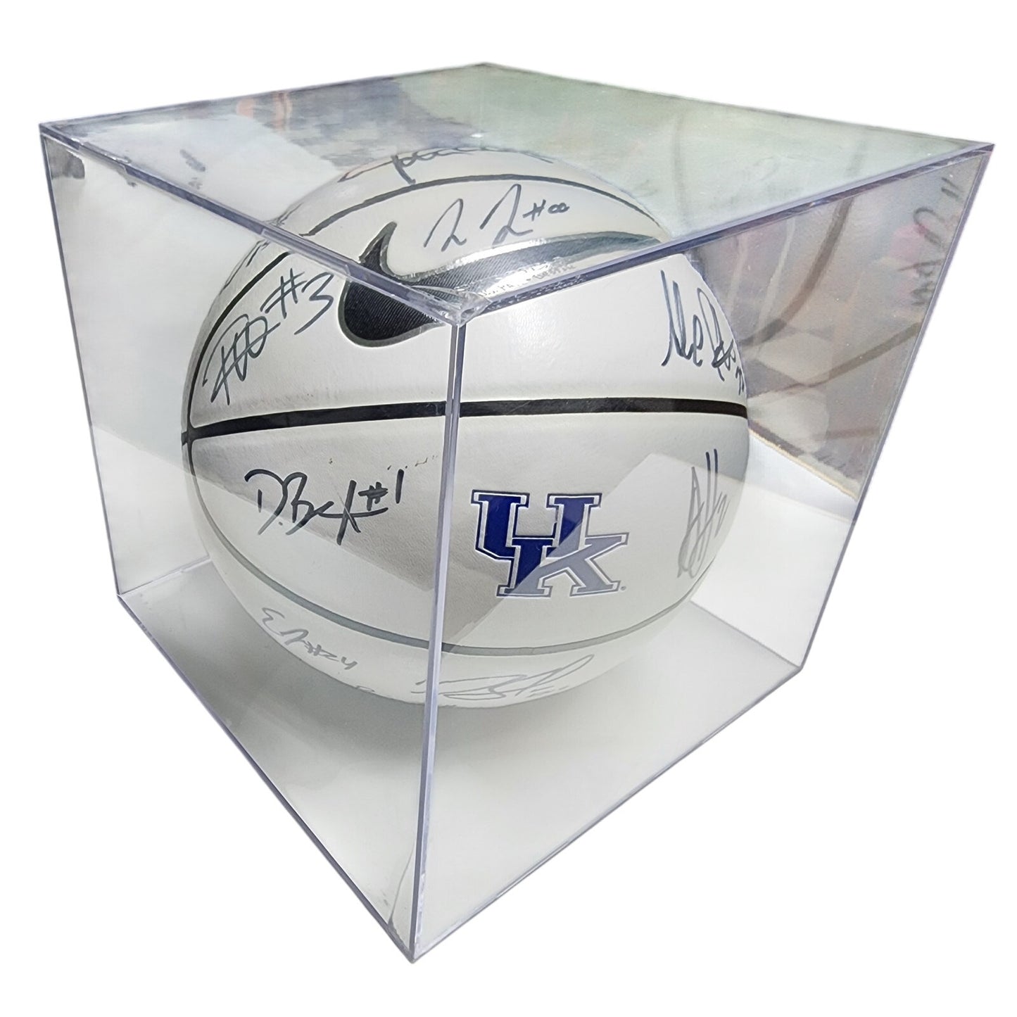 2014-15 Kentucky Wildcats Team Signed Nike Basketball Calipari Booker Towns NBA