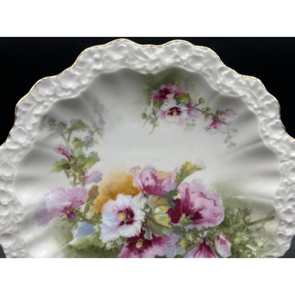Vintage Limoges France A. Lanternier Lunch Plate, 8.75″ x 1″