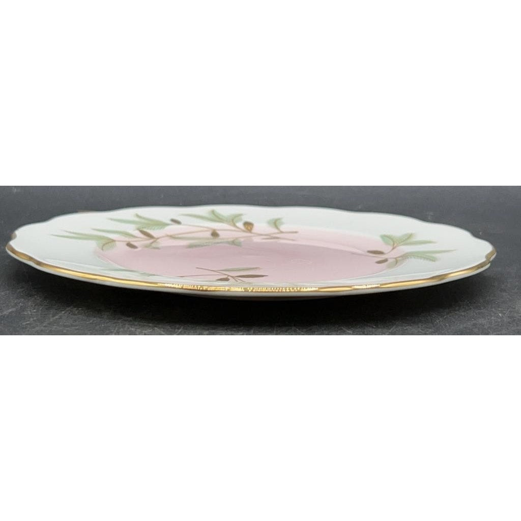 Royal Albert Braemar Bone China 6.25" Dessert Plates Set of 6 Pink Gold Fluted