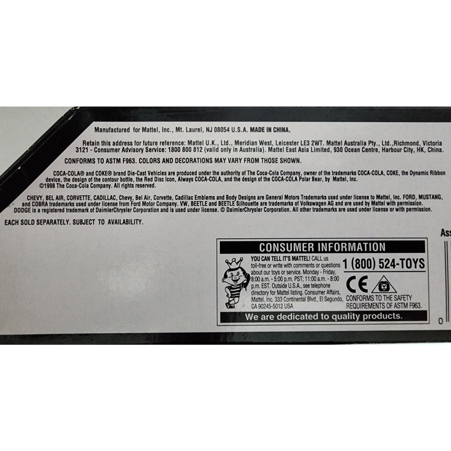 Coca-Cola 1959 Cadillac Convertible Santa Claus Matchbox Collectible DieCast VTG