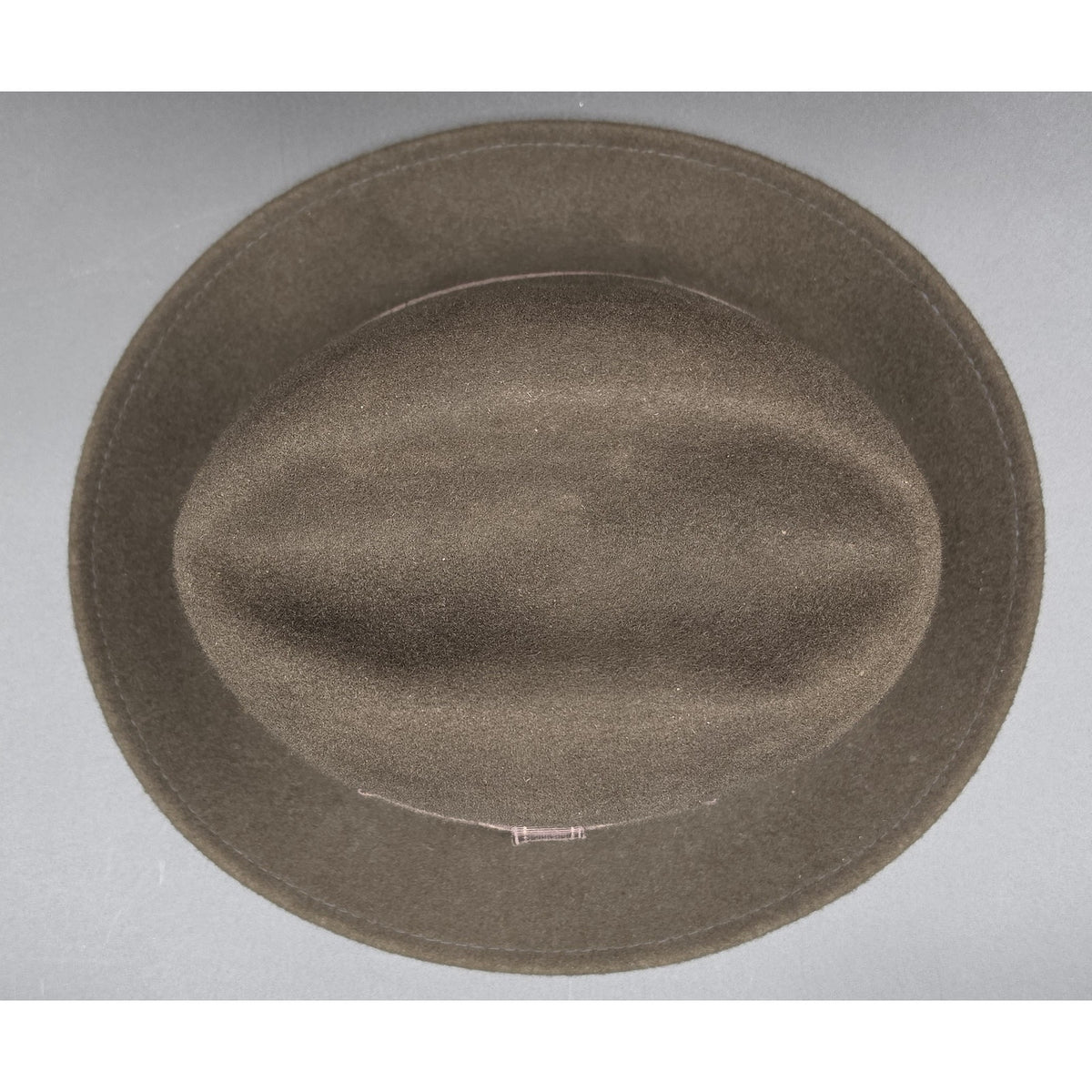 Vintage Capas Design Men Brown Wool Fedora Hat Sz L USA Made Classic Trillby