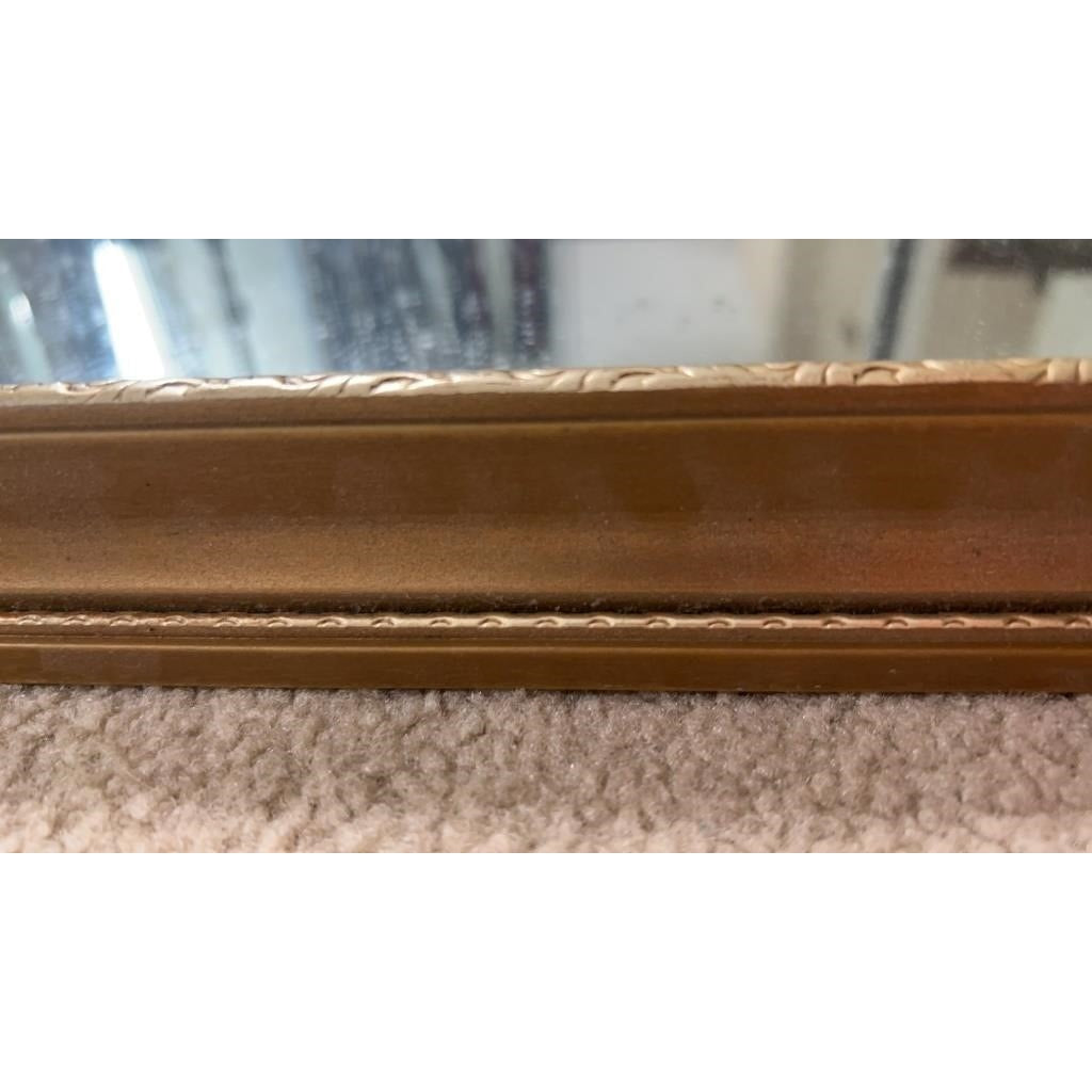 Gilded Mirrors Co. Ornate Wall Mirror 27.5x39.75 – Beveled Gold Frame