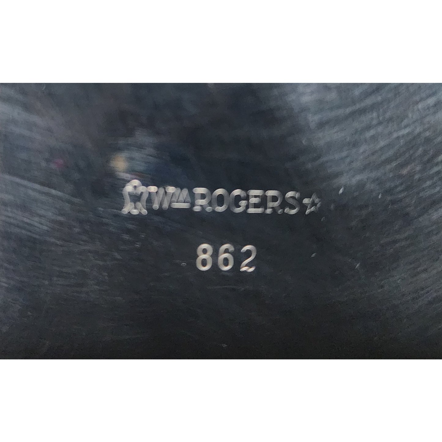 Vintage Wm Rogers Silver Plated Covered Bowl #862 Rope Trim 10.25" Diameter