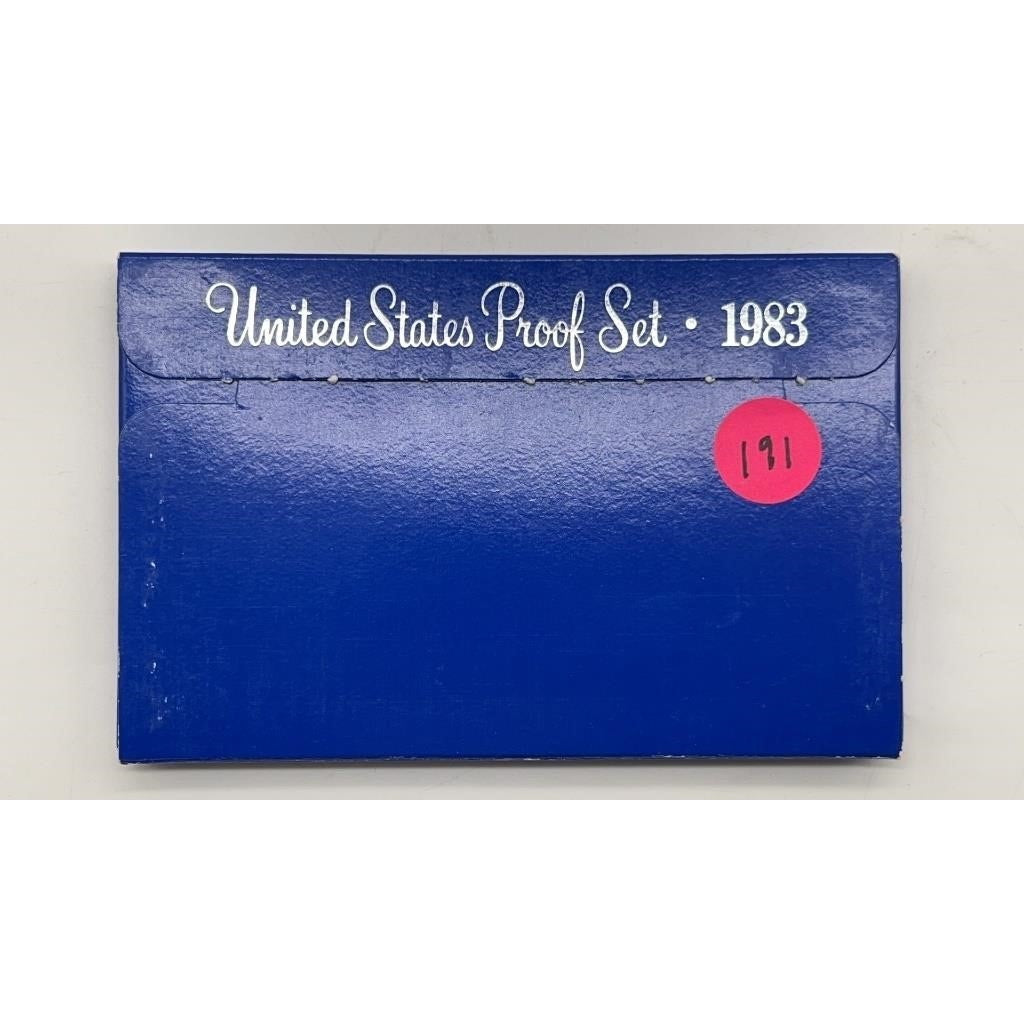 1983-S US Mint Proof Set – 5 Coin Clad Set – Original Government Packaging