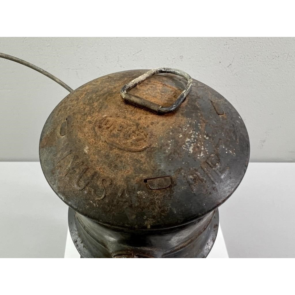 Vintage Dietz No.2 D-Lite Railroad Lantern Made in USA Loc Nob 14″ H