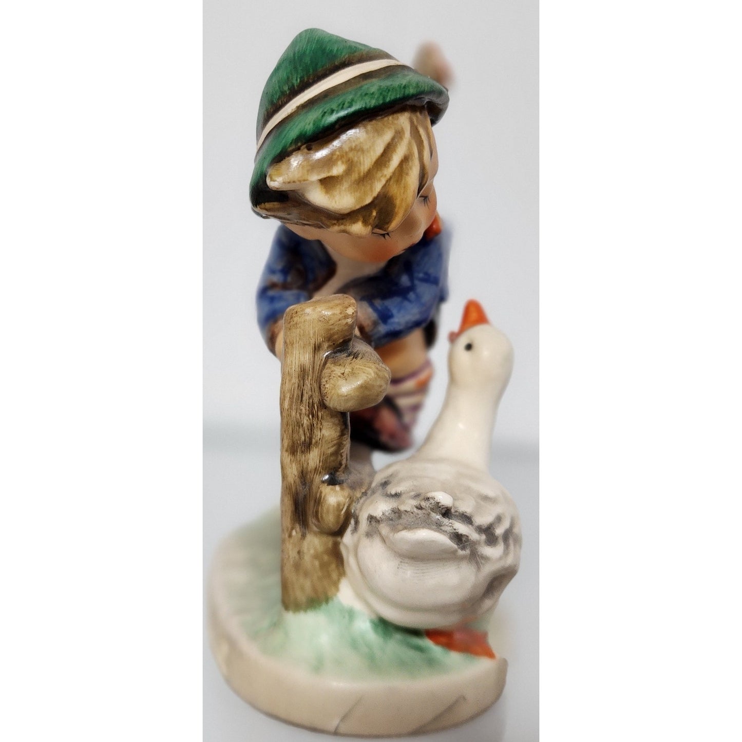 Goebel Hummel #195 2/0 “Barnyard Hero” TMK‑4 W. Germany Boy & Goose Figurine