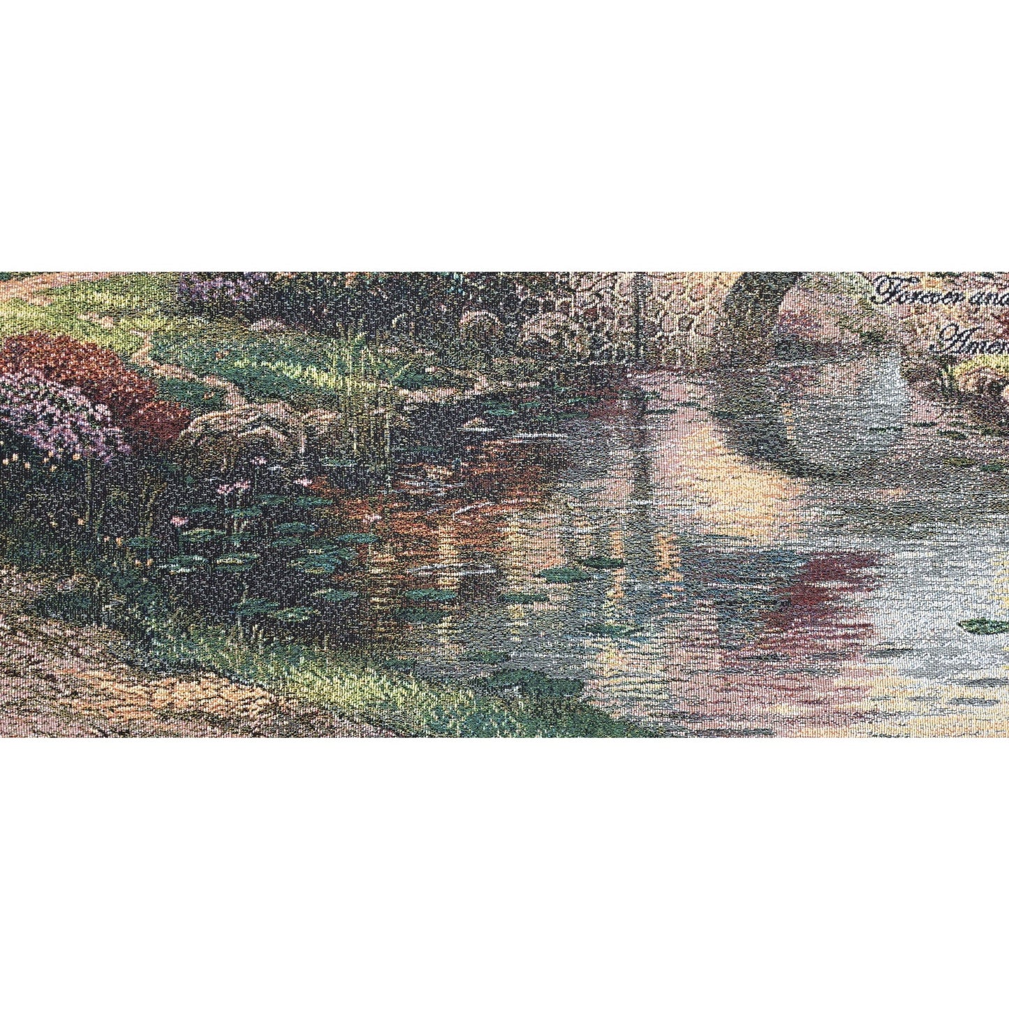 Thomas Kinkade 2006 Lord’s Prayer Tapestry Throw 60x51 Vintage Chapel Scene