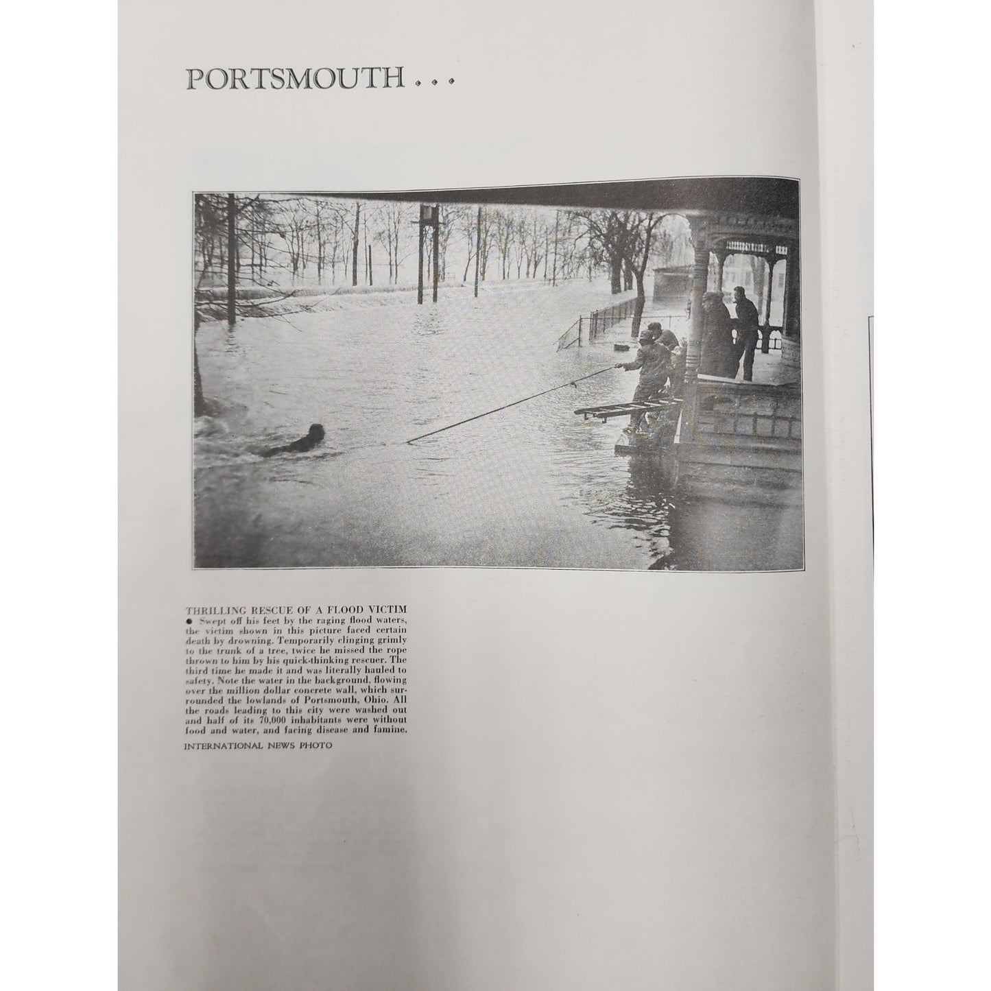 The FLOOD 1937 Disaster Magazine 1938 Picture Press OH River Cities B/W Photos