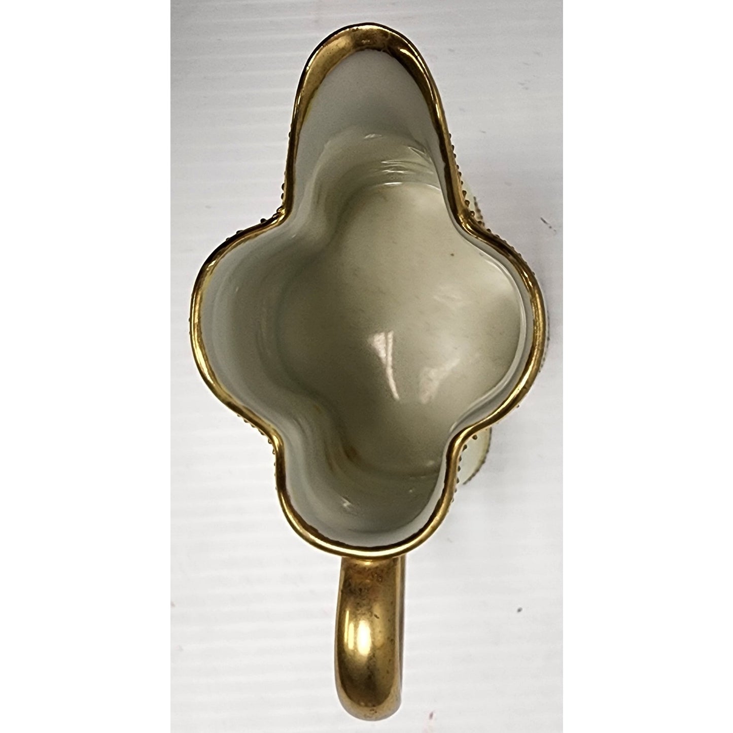 Antique Nippon Hand Painted Pitcher Gold Trim Leaf Mark Japan 4" Floral Berry