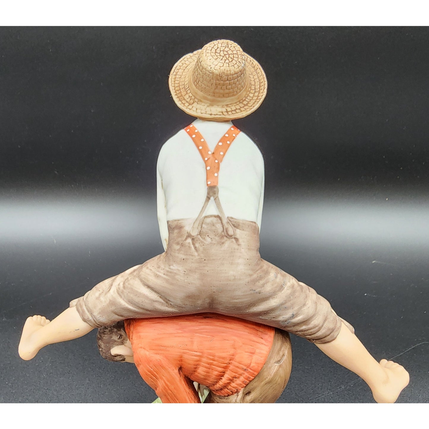 1981 Norman Rockwell Leap Frog Figurine Dave Grossman Ltd Ed 975/1000 Japan