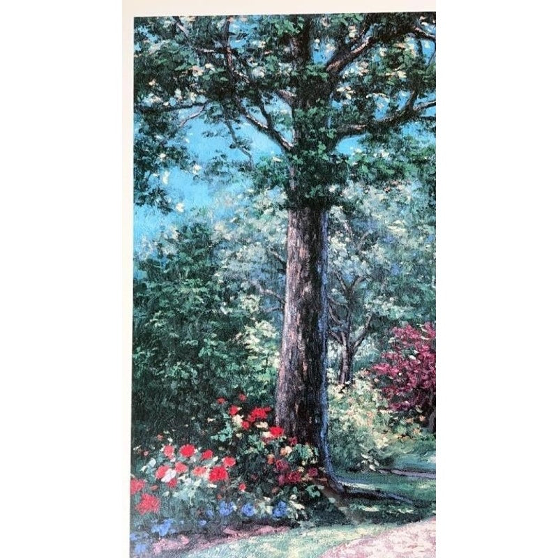 Schaefer Miles “Summer Enchantment” Seriolithograph Ornate Gold Frame COA
