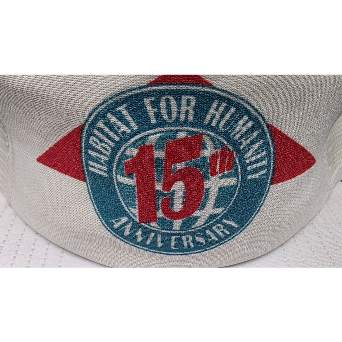 1991 Habitat for Humanity 15th Anniversary Trucker Cap Signed on bill J.  Carter