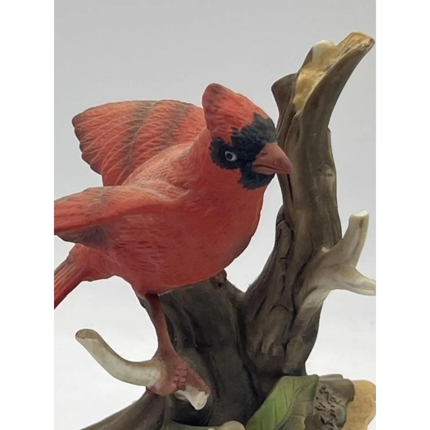 Vintage Cardinal Music Figurine – Wind-Up – 6" Tall – Charming Woodland Design - Rare