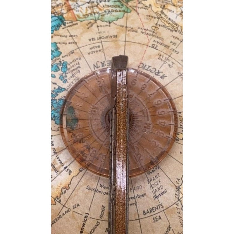 Replogle World Premiere 12" Illuminated Globe Vintage Wood Base LED Tested