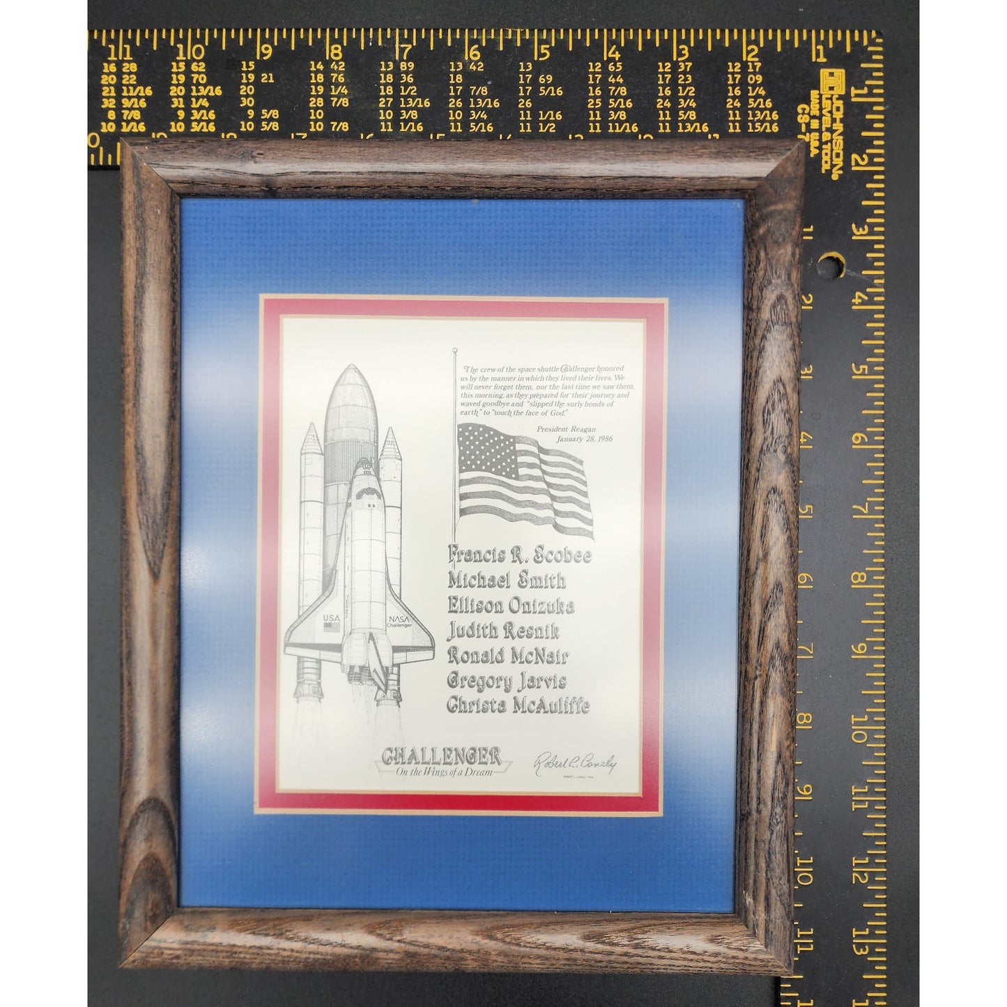 "On the Wings of a Dream” RConely Art & DieCast Space Shuttle Runway Tribute Set