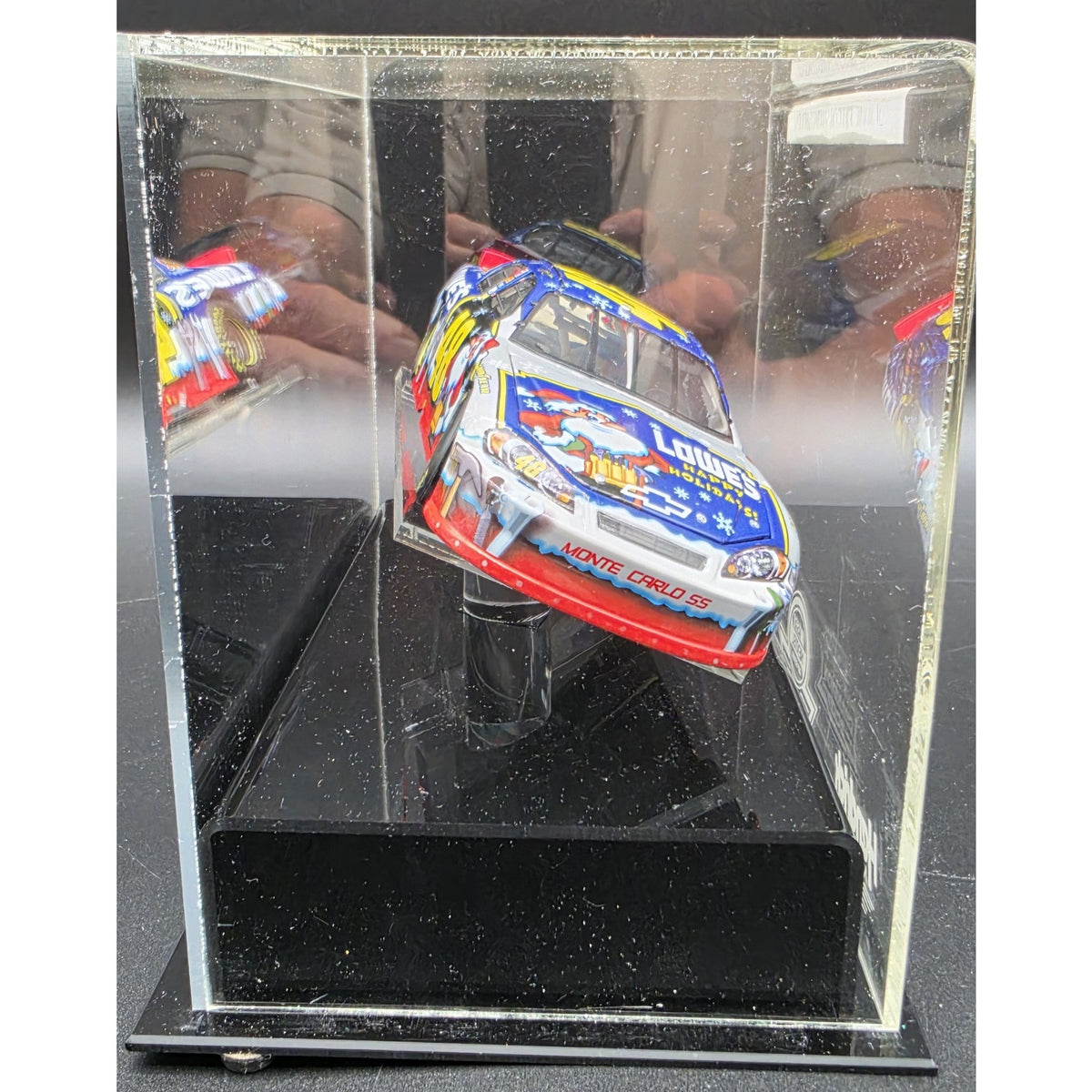 2007 Jimmie Johnson Sam Bass Holiday #48 Diecast Monte Carlo SS Display Case