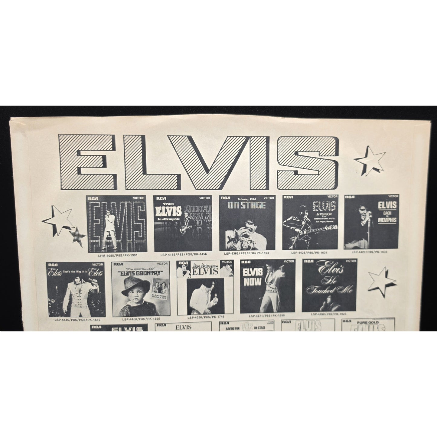 Elvis Presley “Moody Blue” 1977 RCA LP – Blue Vinyl NM, Jacket & Sleeve Good