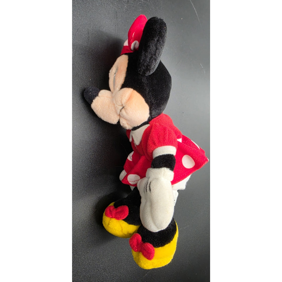 Vintage Walt Disney World Minnie Mouse Plush 10.75" Polka Dot Dress Plush Doll