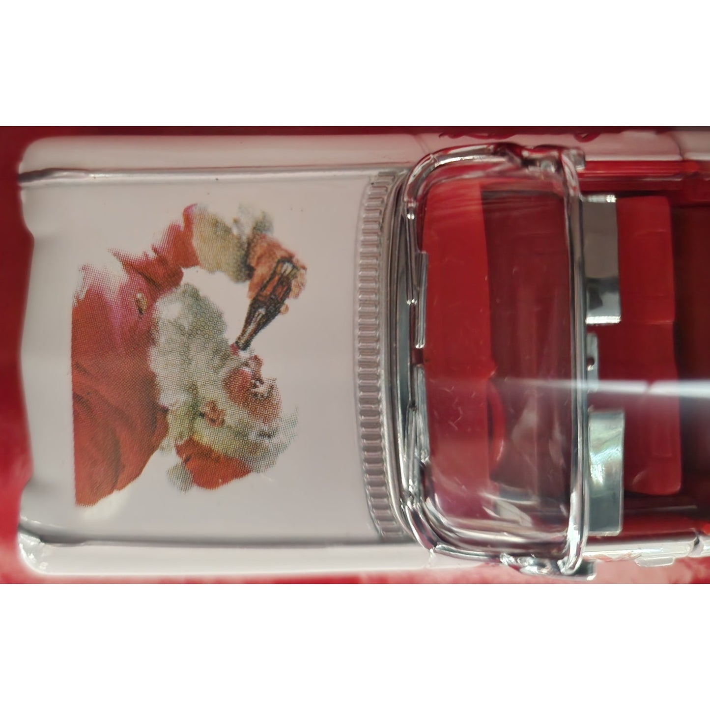 Coca-Cola 1959 Cadillac Convertible Santa Claus Matchbox Collectible DieCast VTG