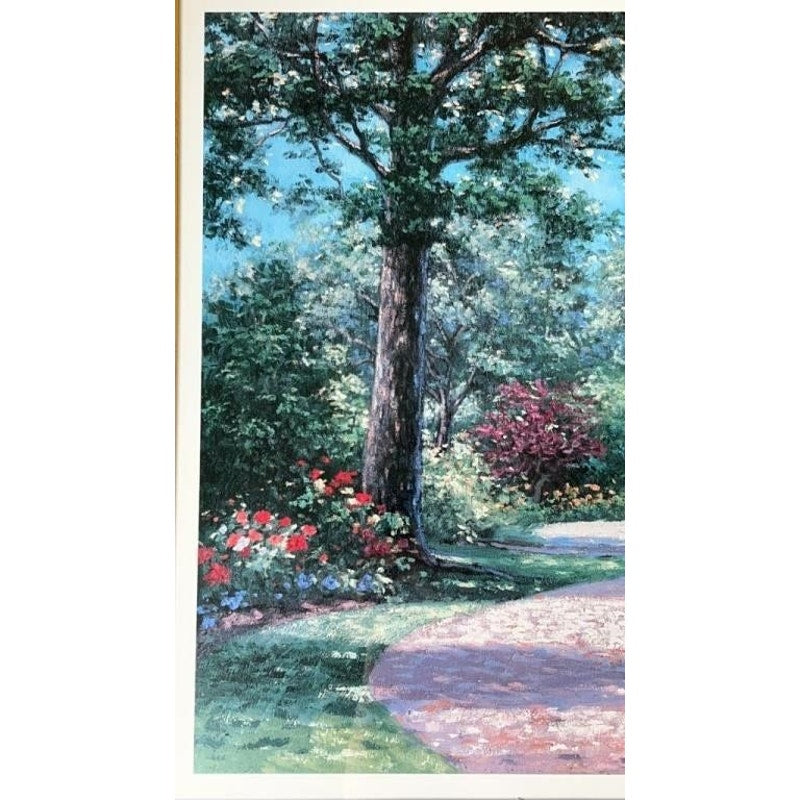 Schaefer Miles “Summer Enchantment” Seriolithograph Ornate Gold Frame COA