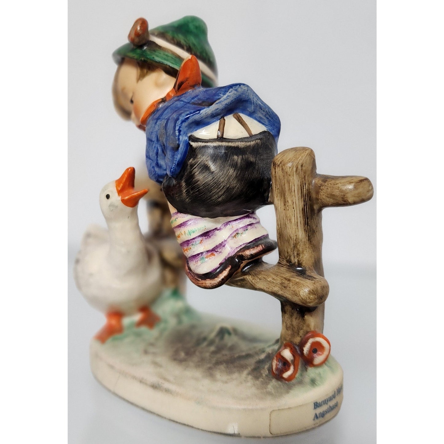 Goebel Hummel #195 2/0 “Barnyard Hero” TMK‑4 W. Germany Boy & Goose Figurine