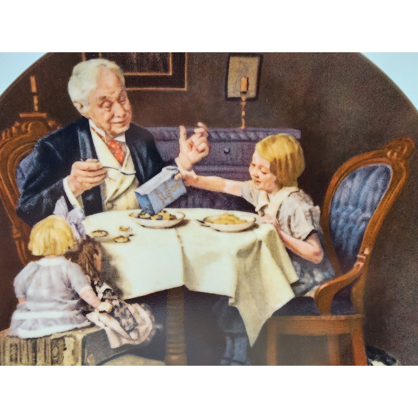 Set of 4 Norman Rockwell Collector Plates Knowles Ltd Ed True Classics w/ Cert