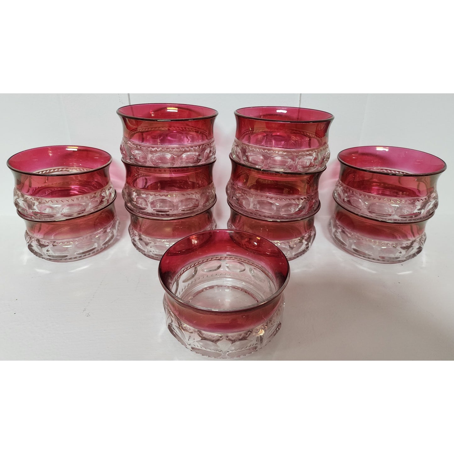 Set of 11 Vintage King's Crown Pattern Dessert/Finger Bowls