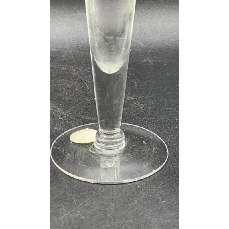 Princess House Heritage Crystal Vases Flared & Bud Etched Flowers Vintage