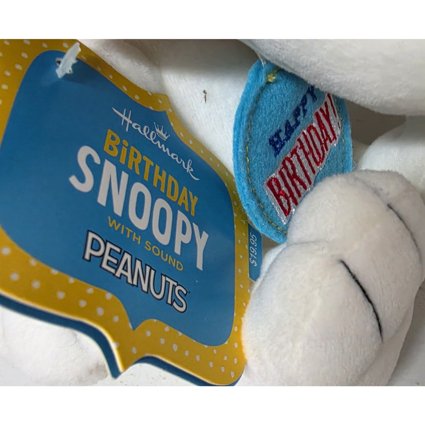 Hallmark Peanuts 2014 Birthday Snoopy Plush – Sound Off, Clean & Adorable