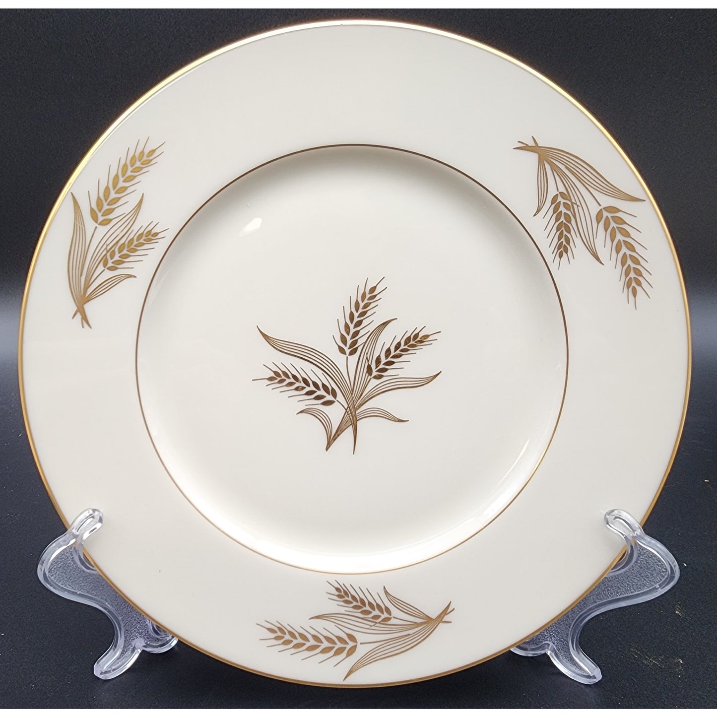 Vintage Lenox Harvest 20 Piece Place Setting 24K Gold Wheat Pattern USA R‑441