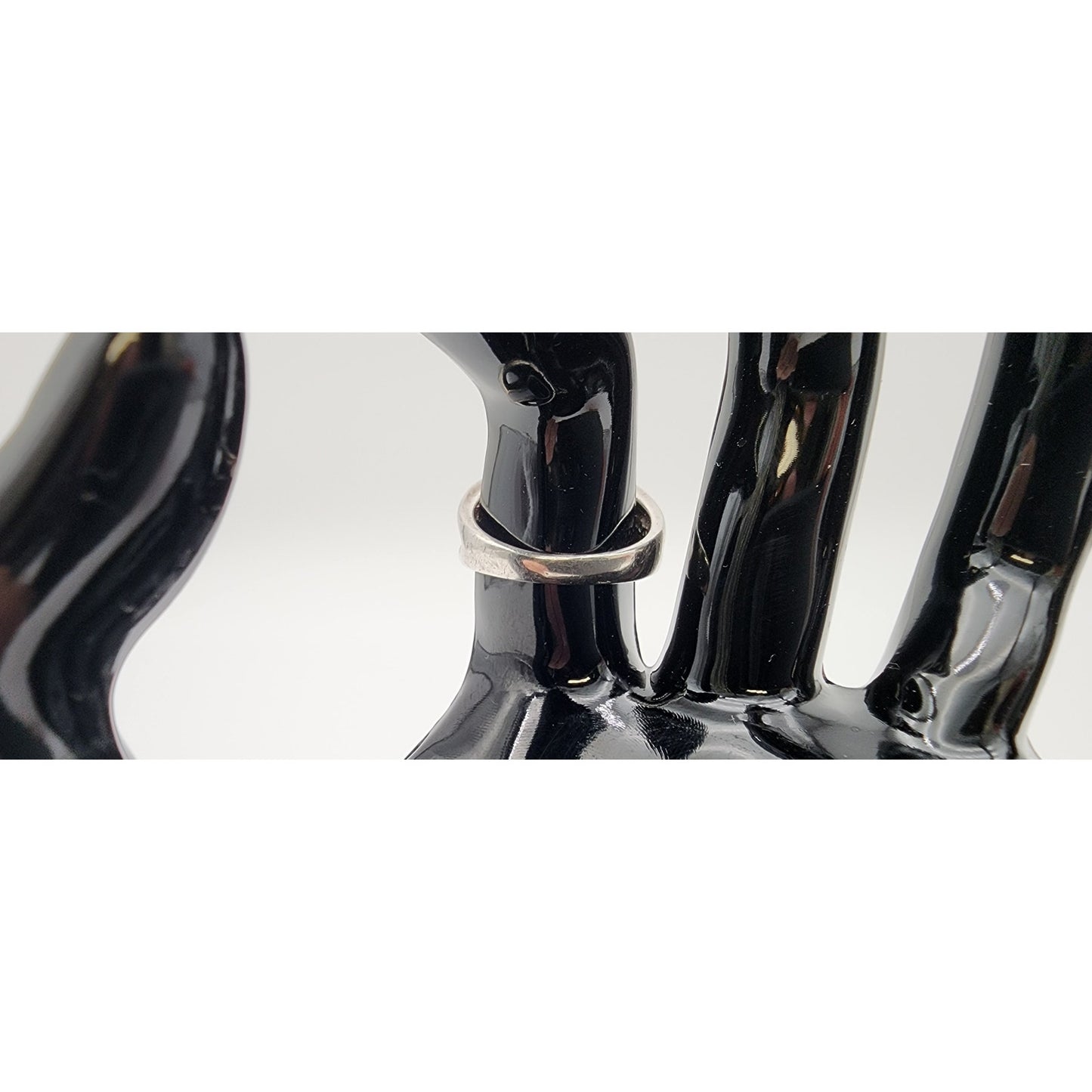 Vintage 925 Sterling Silver Amethyst Channel Ring Size Ladies 7