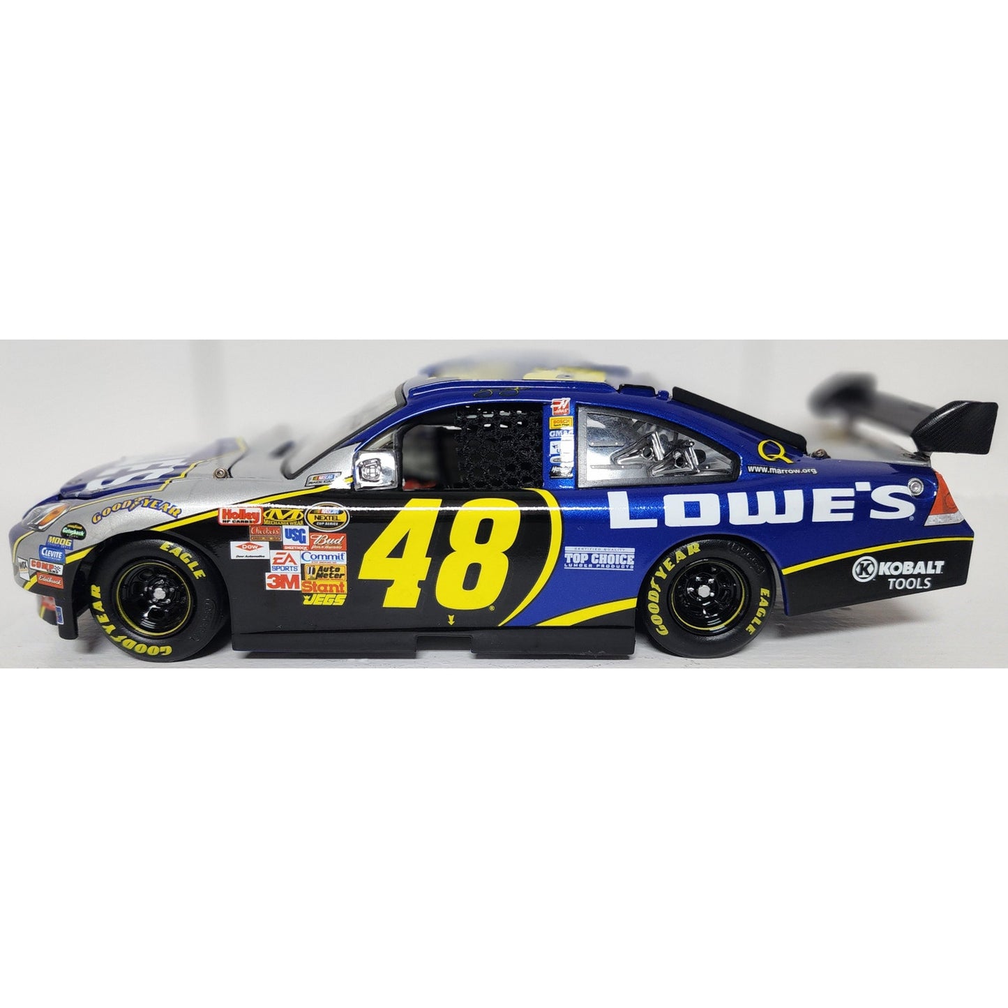 2007 Jimmie Johnson #48 Lowe’s Impala SS Elite 1:24 NASCAR Die-Cast Signed