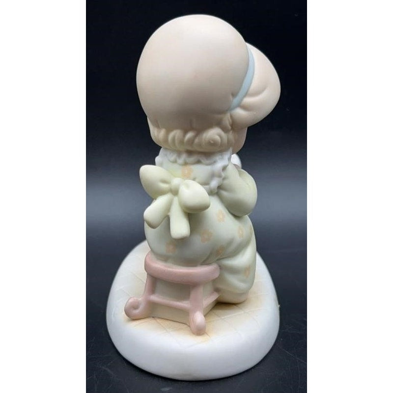 VTG Enesco Precious Moments Figurine 1988 “Friendship Hits The Spot” Tea Party