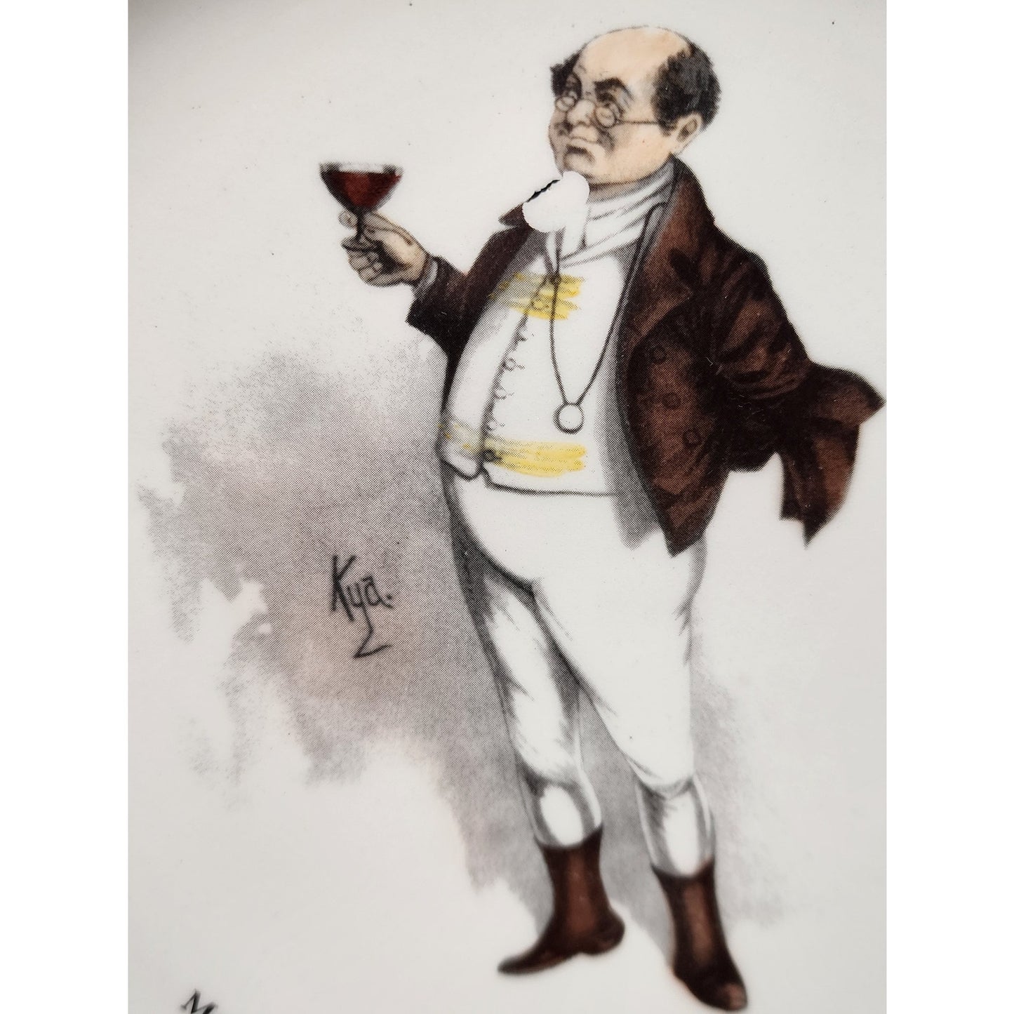 Invento Charles Dickens Hand Colored Plates Set of 5 7" Characters England, VTG