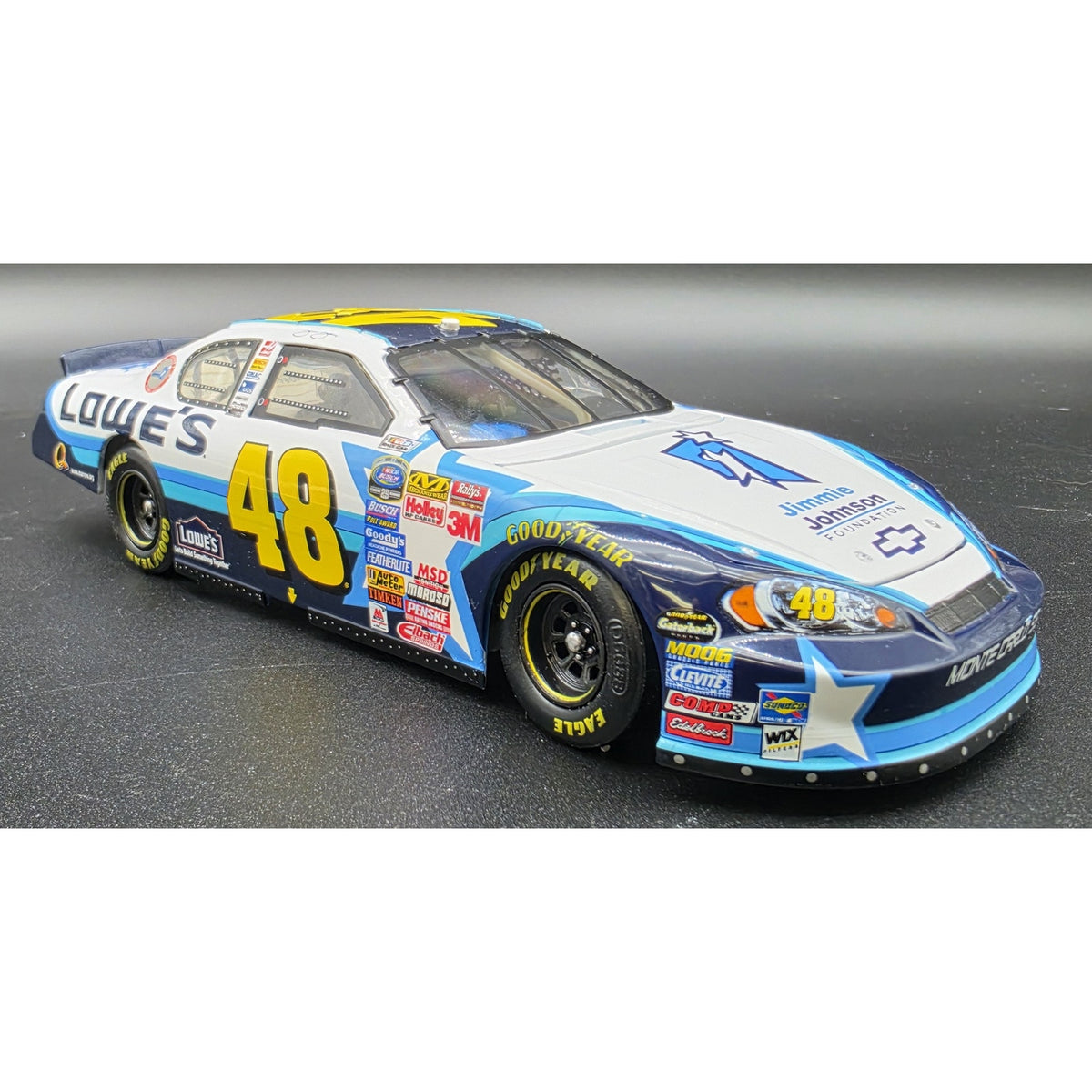 2006 Jimmie Johnson Foundation Club Car Monte Carlo 1:24 Diecast LE 120 RCCA COA